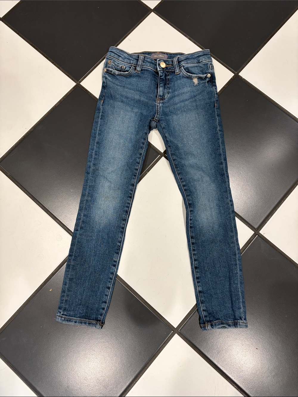 DL1961 Girl’s Sz Distressed Skinny Jeans